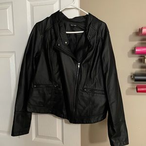 Torrid, size 3 faux leather Moto jacket